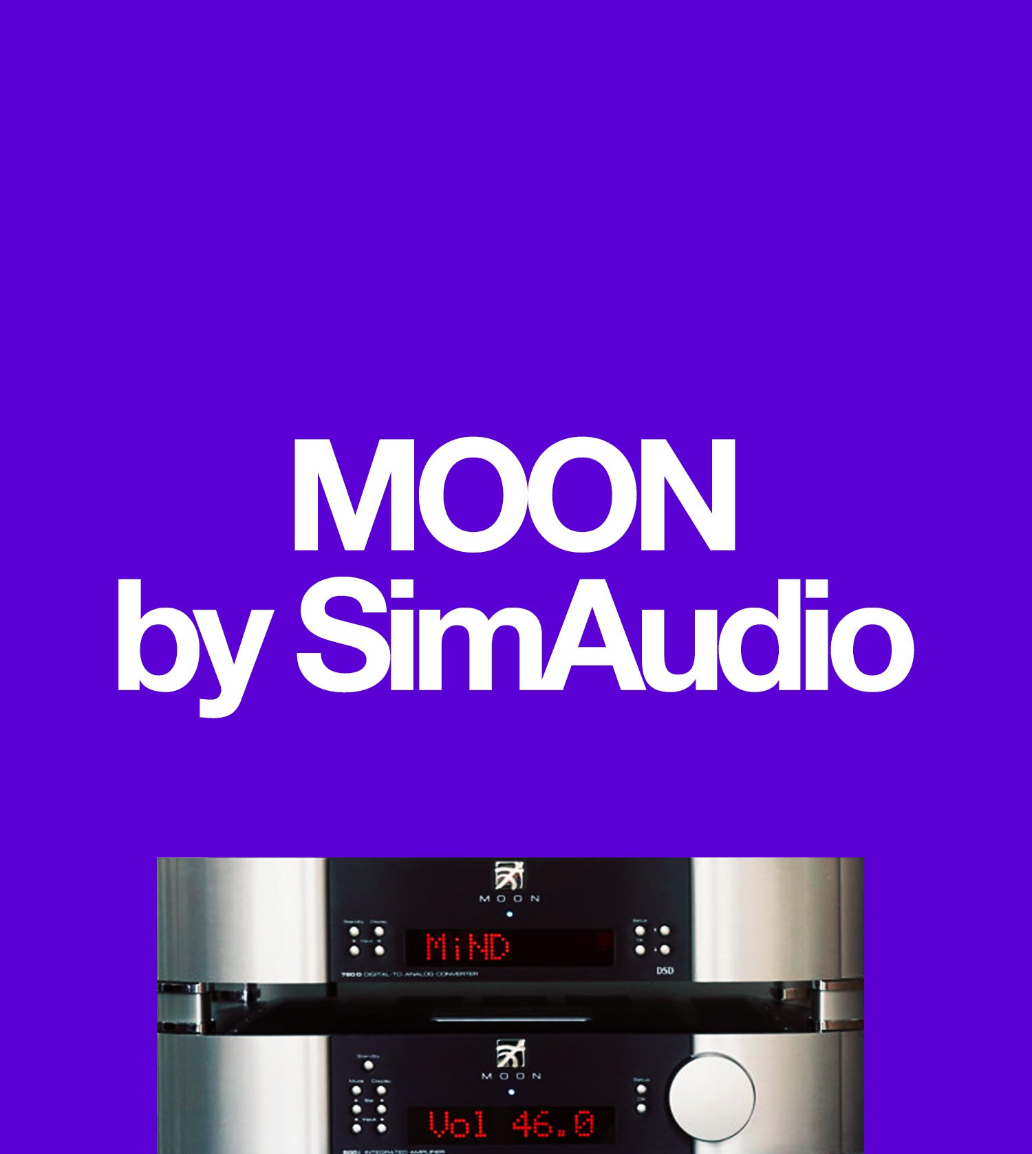 Simaudio MOON digital source components